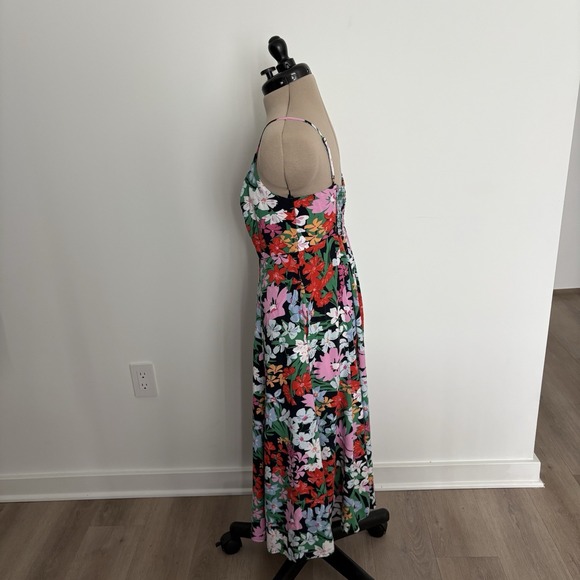 Old Navy Womens Floral Dress Size Medium Spaghetti Strap Sundress Summer - Picture 3 of 14